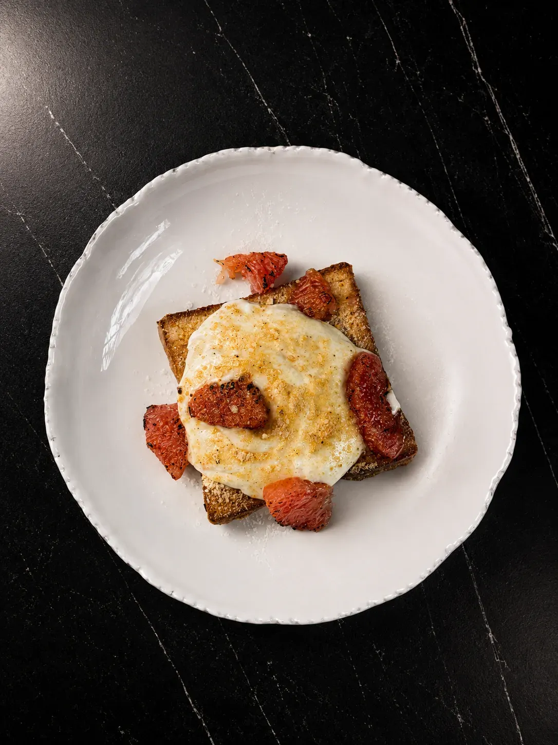 Grapefruit and Buttercream Toast