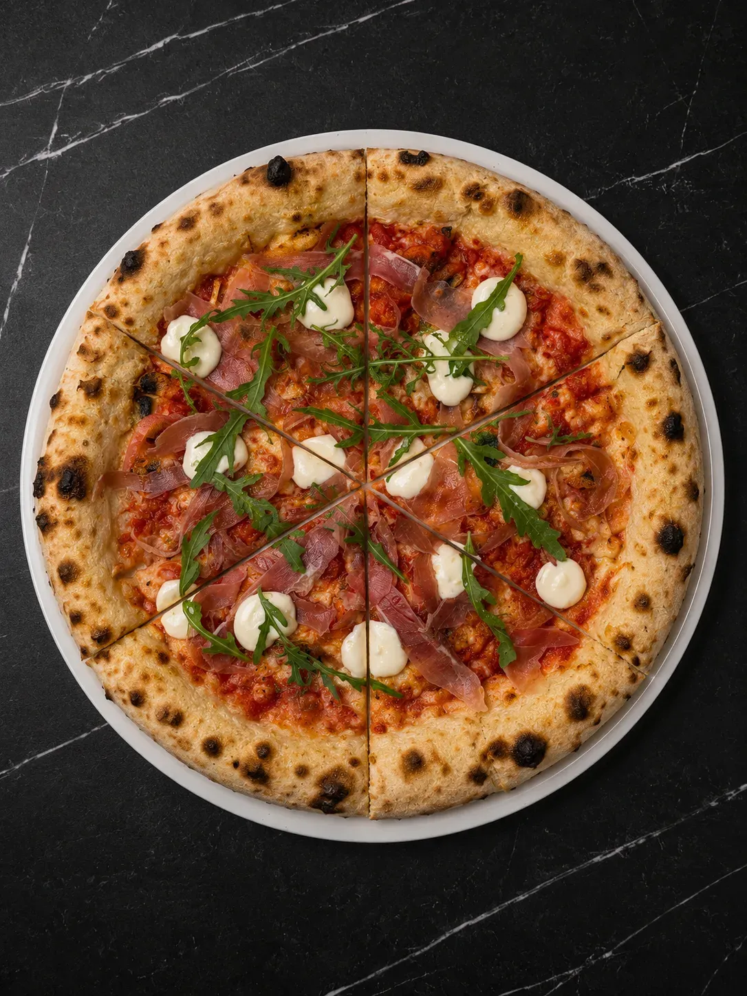 Parma Ham and Mushrooms